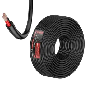 30ft16g Cocar 16/2 Awg Low Voltage Landscape Wire 30ft Flexible Extension Pvc Copper