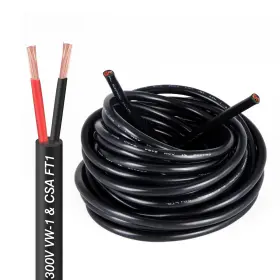 Ul2646 Comdourt 20ft 18/2 Low Voltage Landscape Wire 18 Gauge 2 Conductor Electrical 1