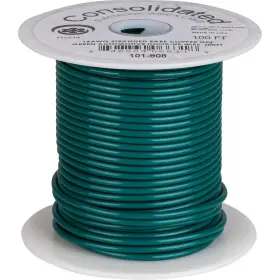 Consolidated 848864066318 16 Awg Stranded Copper Gpt Green Automotive Hook-up