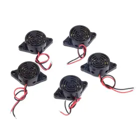 Cyt1083 Cylewet 5pcs Sfm-27 Dc 3-24v Electronic Buzzer Alarm Sounder Continuous Sound Beep P