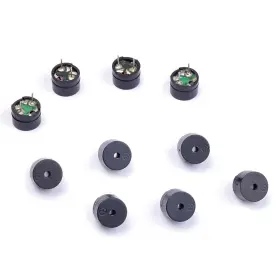 Lysb01ncoxb2q-electrncs Cylewet 10pcs 5v 2 Terminals Passive Electronic Alarm Buzzer Electromagnetic Beeper A