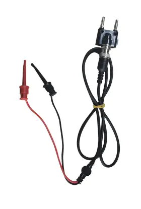 Devonian 345678779808 Hart Communicator Spring Hook Cable Kit - 43 Inch Industrial Test Black Red