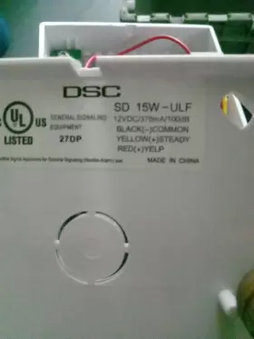15w-ulf Dsc Sd 15w Dual Tone Siren Surface Mounted White #2