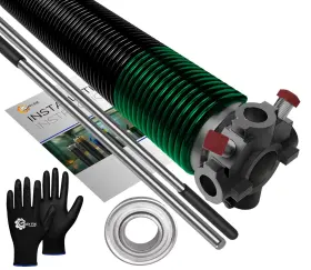 Easyfix-243-2-28-b-sb-bar Easy Fix Hardware Garage Door Torsion Spring 243x2x28 Replacement For Right Side Of