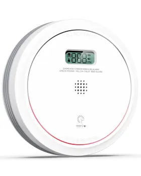 Gs886 Ecoey Smoke And Carbon Monoxide Detector Combo 10 Year Battery Dual Sensor A