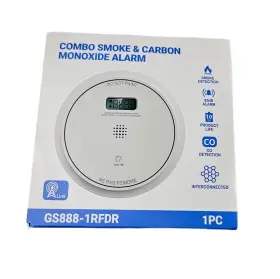 Gs888-1rfdr Ecoey 1 Unit Dual Sensor Rf Carbon Monoxide Smoke Detector Combo