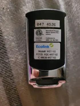 Wst-100 Ecolink 782136724509 4-button Wireless Remote Dsc 433mhz Compatible #2