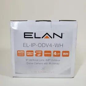El-ip-odv4-wh Elan Dome Security Camera