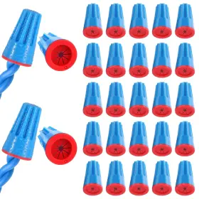 686884 Eldraqth 1 Kslueomg 30pcs Waterproof Wire Connectors Nuts Eelectrical Covers For Wet Blue