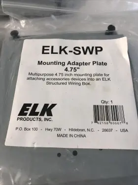 Elk Products 762158800078 Multi-purpose Adapter Plate 4.75 Inch Elk-swp Lot Of 3 #2