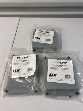 Elk Products 762158800078 Multi-purpose Adapter Plate 4.75 Inch Elk-swp Lot Of 3