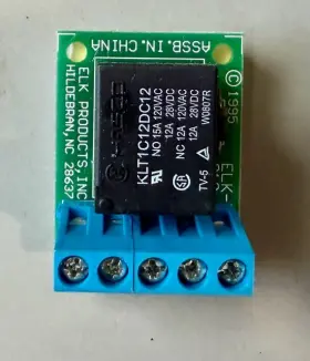 Elk-912 Elk Products Relay Module Spdt 12 Vdc