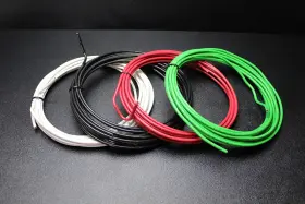 Ennis Electronics 300848360114 10 Gauge Thhn Wire Stranded 4 Colors 25 Ft Each Red Orange Blue Green White