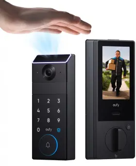E85v0jy1 Eufy - Familock S3 Max Wifi Replacement Deadbolt With 2k Video Doorbell And P