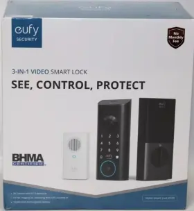 E8531jy1 Eufy Security Video Smart Lock E330 3-in-1 2k Camera Doorbell Fingerprint