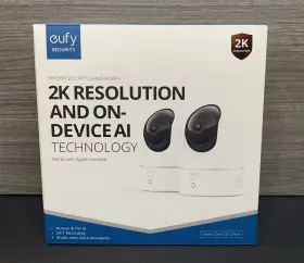 T8413121 Eufy Two Pack Indoor Security Camera 2k Resolution And On Device Ai Technology