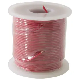 Ex Electronix Express 2700122rd Solid Hook Up Wire - 22 Gauge 100 Foot Spool Red