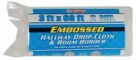 626230 Film-gard 12 Pack 2-mil Embossed Drop Cloth 3 X 60-ft
