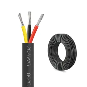 Firmerst 695639554217 3 Conductor 20 Gauge 100 Feet Tinned Copper Electrical Wire