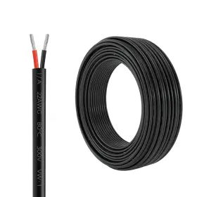 Firmerst 744110460582 22/2 Gauge 2 Core Tinned Copper Insulation Electrical Wire 66 Feet