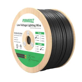 Pncw12g500frb-usa Firmerst 12/2 Low Voltage Landscape Wire Outdoor Lighting 500 Feet Black