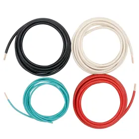 Firmerst Pnthn6g4c10f4m-usa 6 Awg Generator Inlet Wire Kit Thhn/thwn-2 10 Ft Turquoise