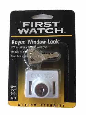 First Watch 078555769352 Lot Of 6 Keyed Window Steel Lock Sliding Windows Showcase Security Hardware