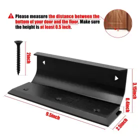 Flyingamz 657390569459 Security Lock Door Brace Barricade House Double Safety Prot #2