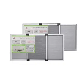 21-40ftftw Flyzzz 606829354593 Adjustable Sliding Window Screen Horizontal 15.74 Ftfth X 2 P