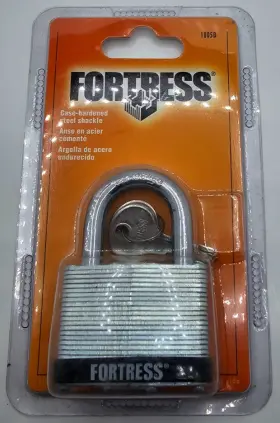 1805d Fortress Qty 2 Steel Shackle Laminated Padlock Inch