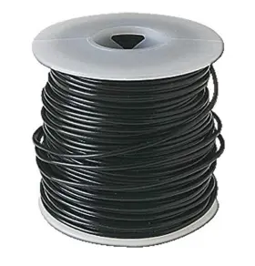 581148 Frey Scientific Solid Conductor Pvc Coated Hookup Wire 22 Gauge 100ft Length Black