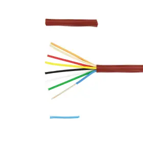8brown Frudrik 726189709199 Thermostat Wire - Solid Copper 18 Gauge Cl2- Power Circuit 25ft 18/8brown
