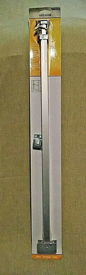 0257274 Gate House Gatehouse Patio Door Security Bar New Sealed Fits 28 Inch To 48 Wide