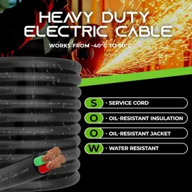4-soow-25f Gearit Gi-16/4-soow-25f 16/4 16 Awg Portable Power Cable 25 Feet - 4 Gauge #3