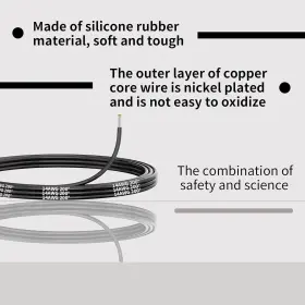 14br Geeenkon 14awg Silicone Wire 14 Gauge 10 Ft Red And Black Flexible #3