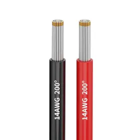 14br Geeenkon 14awg Silicone Wire 14 Gauge 10 Ft Red And Black Flexible