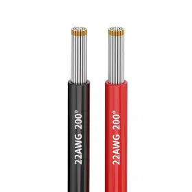 18br Geeenkon 18awg Silicone Wire 18 Gauge 10 Ft Red And Black Flexible