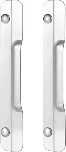 Mul-gisafai-10329 Gisafai 2 Pcs 1-3/4 Inch X 10 Latch Guard Electroplated Sand Carbon Steel Door