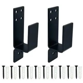 Ms01 Glxchyhl 2 Pack Door Barricade Brackets Heavy Duty Security For X 4 Lu