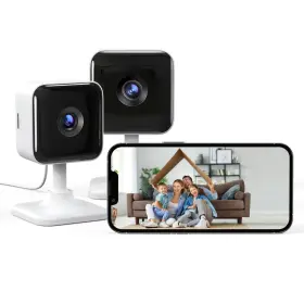 Gc2-2 Gncc 2k Indoor Security Camera 2 Packs Cameras For Home Wi-fi Camer