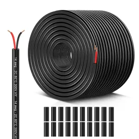 Gd-14ga2c-100 Gosdeng 14 Gauge 2 Conductor Electrical Wire Awg Stranded Pvc 100ft 14awg-2c