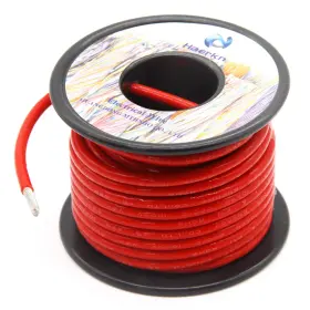 Haerkn 652890996491 10 Gauge Electrical Wire Marine Grade Primary Wires Cable High Voltage Red