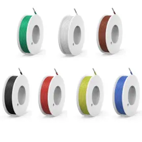 Haerkn 652890996699 22 Awg Silicone Electrical Wire Cable 7 Colors 26ft 22awg-stranded
