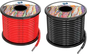 Haerkn 704755648615 12 Awg 3.3mm Silicone Electrical Wire Cables 60 Feet 30ft Black Red