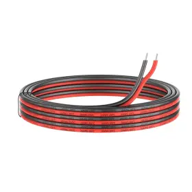Haerkn 791137926522 20awg Silicone Electrical Wire 2 Core 20ft Black 10ft Or Red