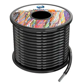 Haerkn 795797989736 12awg Silicone Electrical Wire Cable 30ft Black 12 Gauge