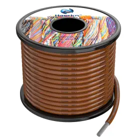 Haerkn 795797989941 16awg Silicone Electrical Wire Cable 50ft Brown 16 Gauge