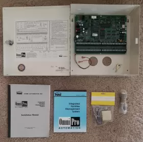 10a05-9 Hai Omni Pro Home Automation Controller Locking Metal Cabinet With Manual