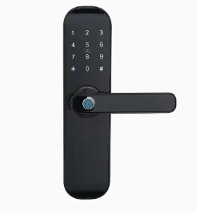 Hfam20b Haifuan Smart Door Lock Digital Unlock With Fingerprints Card Code Right Hand Bt #2