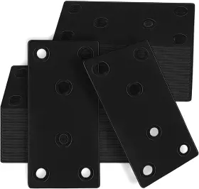 Hfmp5004 Handrerlee 50pcs 4 Inch Black Flat Mending Plates Heavy Duty X2